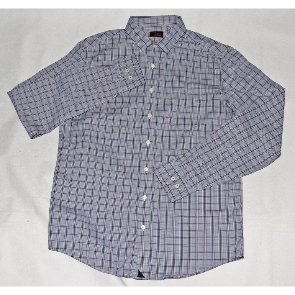 UNTUCKit Narsai Slim Performance Men Long Sleeve Button Up Shirt Size Large Tall